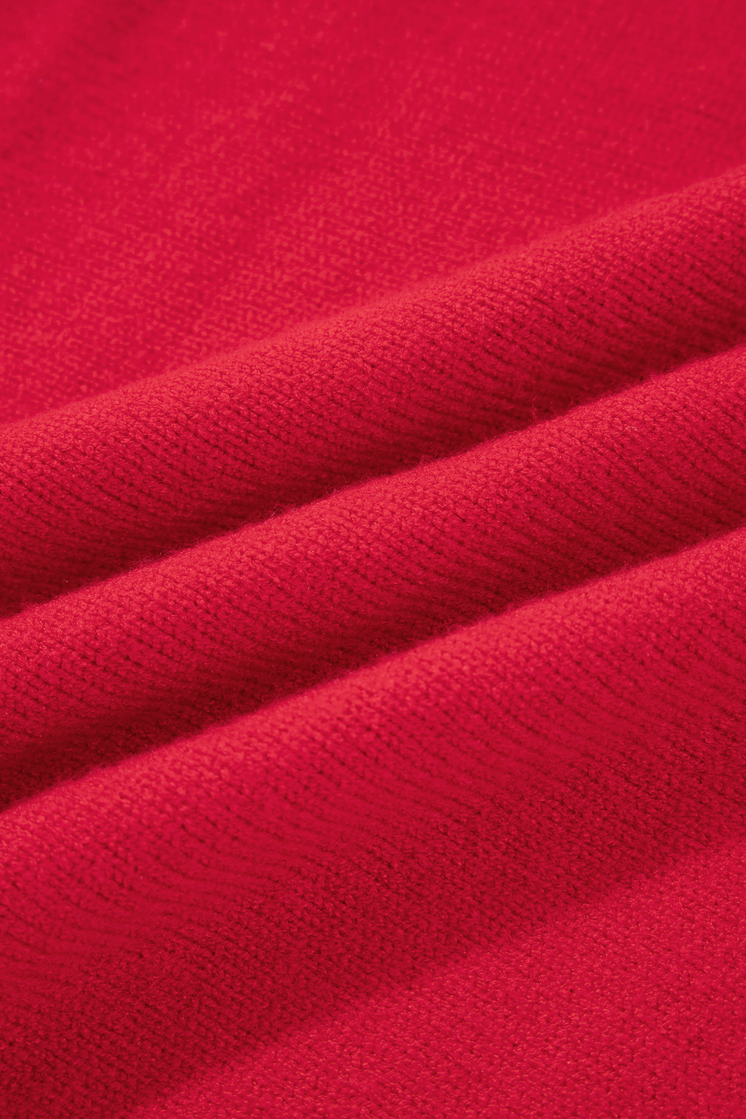 Fiery Red Christmas Holly Festive Holiday Sweater