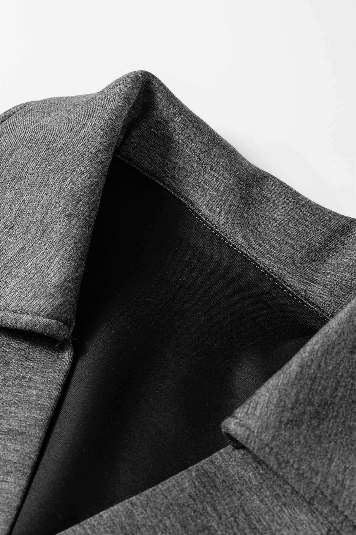 Bristol Black Collared V Neck Pullover Sweatshirt Sweatpants Set