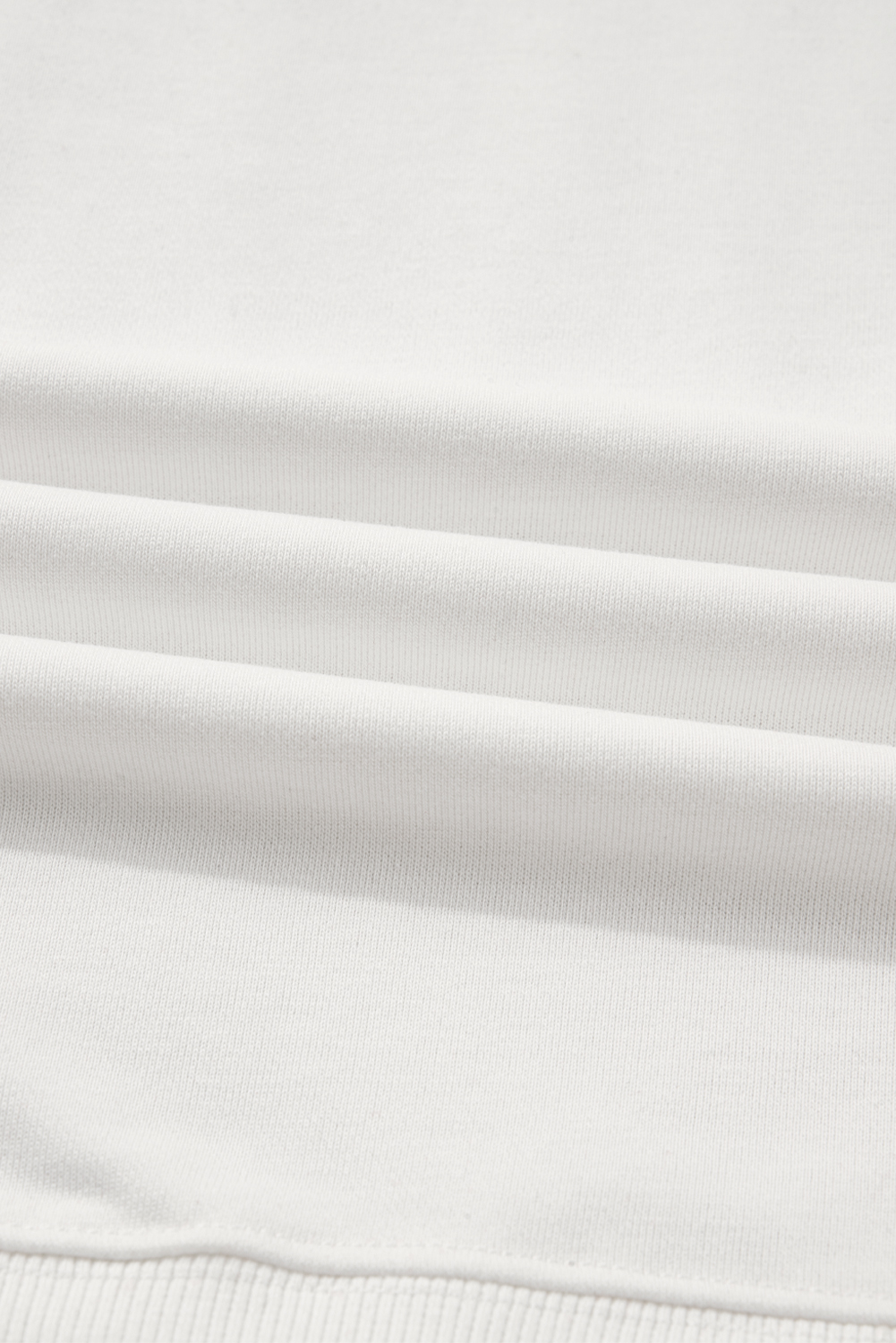 White FOOTBALL 3D Letter Graphic Crew Neck Sweatshirt