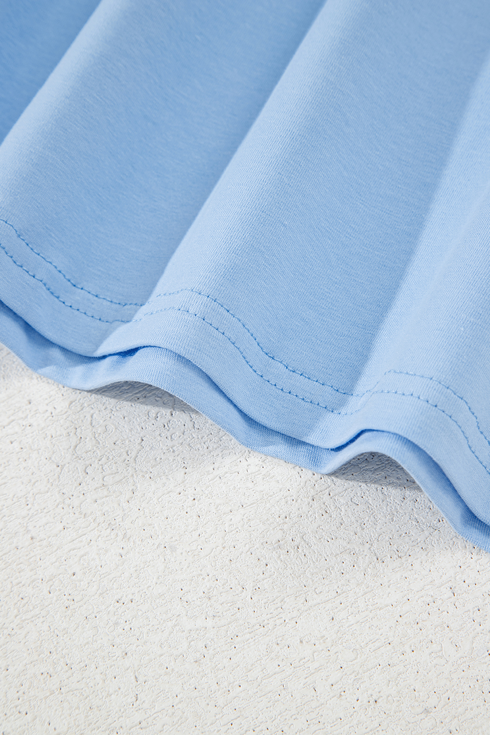 Myosotis Flag Bow Graphic Crewneck Tee