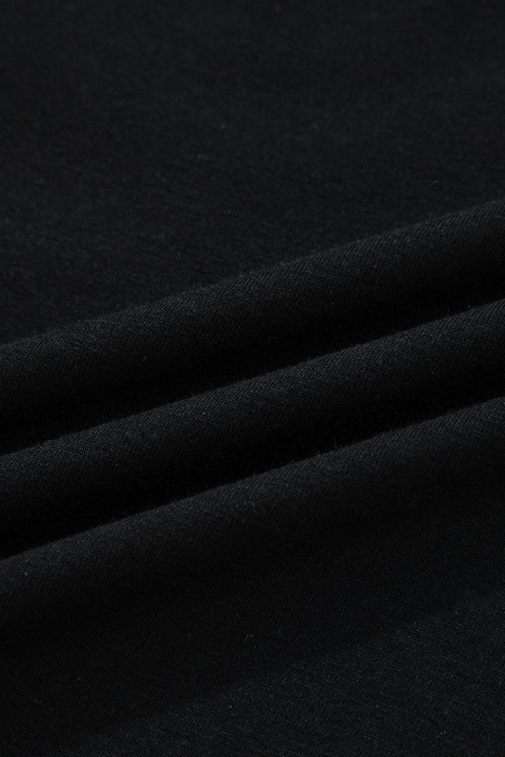 Black Lace Long Sleeve Insert Drop Shoulder Tee