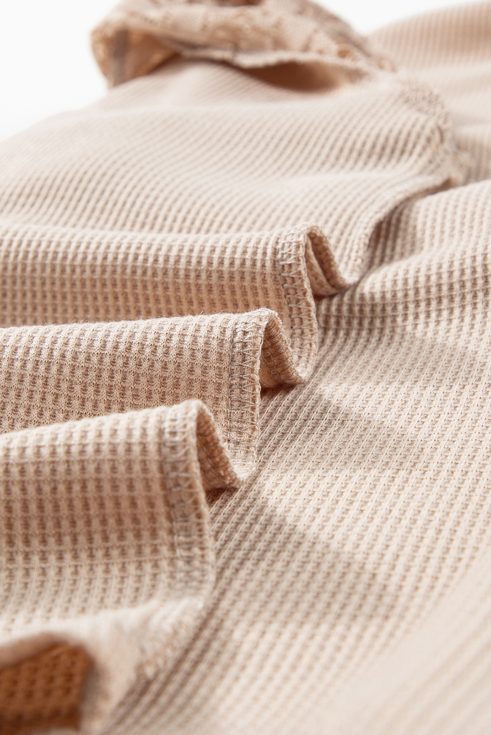 White Lace Long Sleeve Textured Pullover