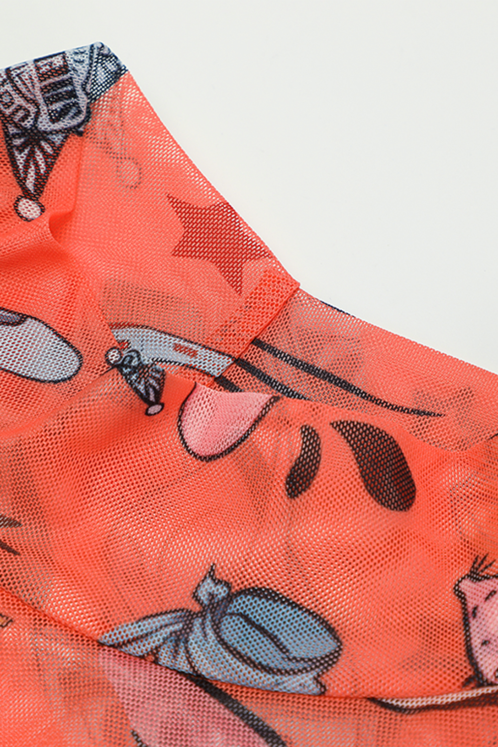 White Rodeo Bound Printed Long Sleeve Bodysuit