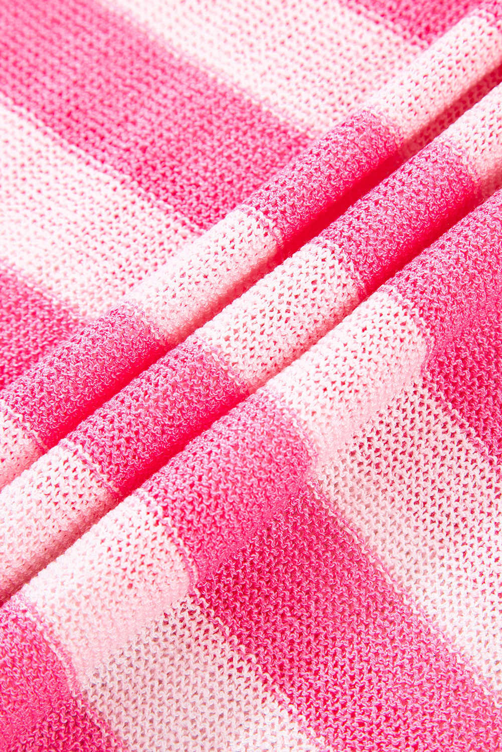 Beige USA Flag Notched Neckline Loose Sweater Vest