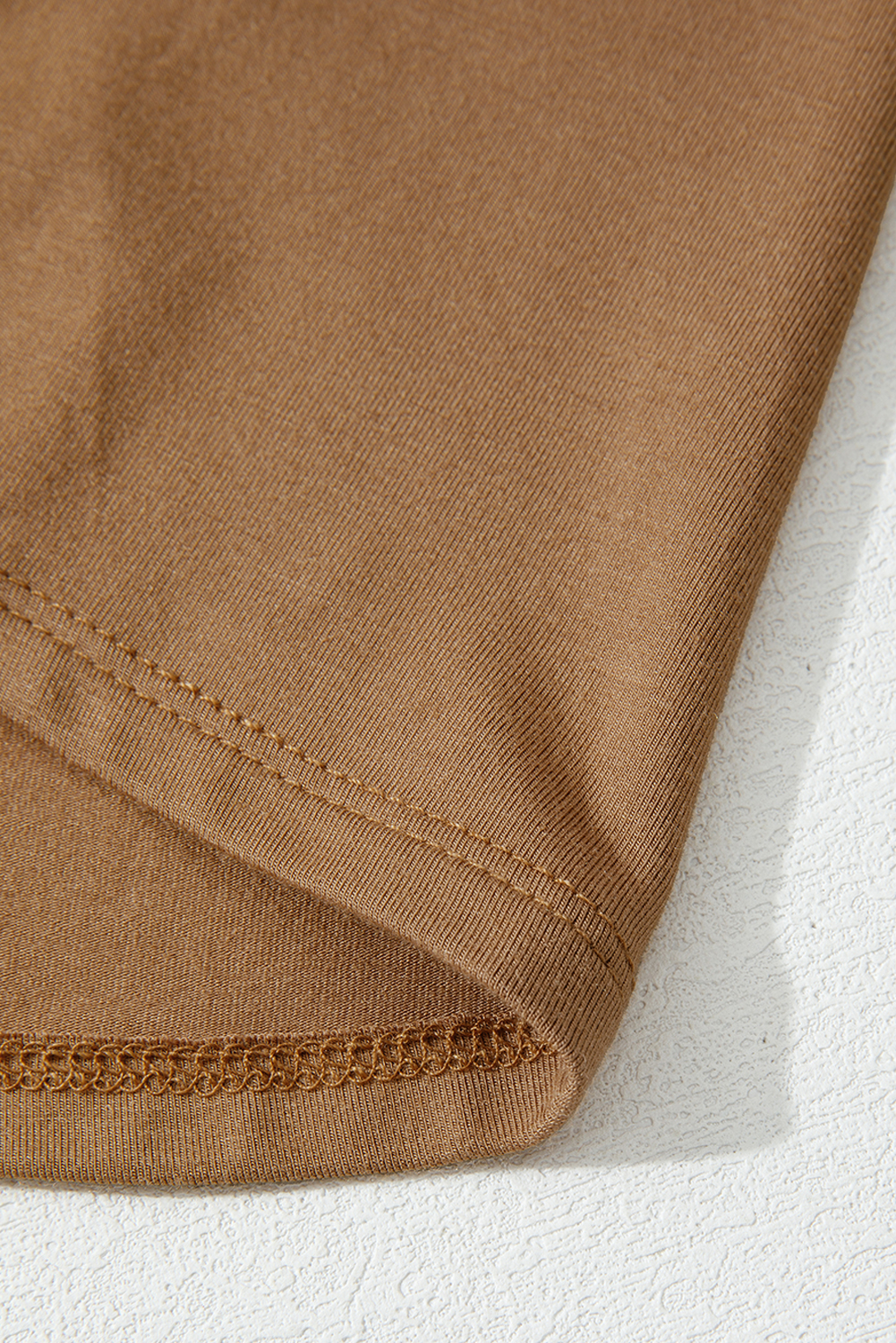 Black Smocked Bust Buttoned Split V Neck Flow Fit Blouse