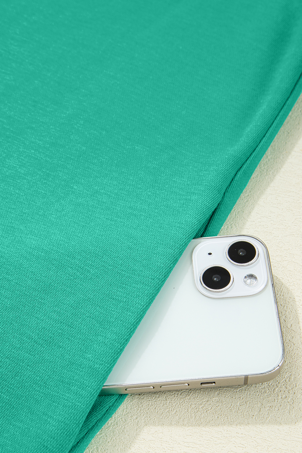 Mint Green Varsity Contrast Striped V Neck Long Sleeve T Shirt Dress with Pockets