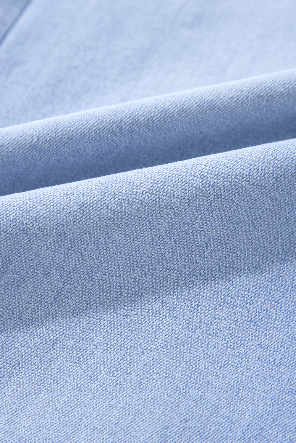 Beau Blue Loose Straight Leg Cropped High Waist Jeans