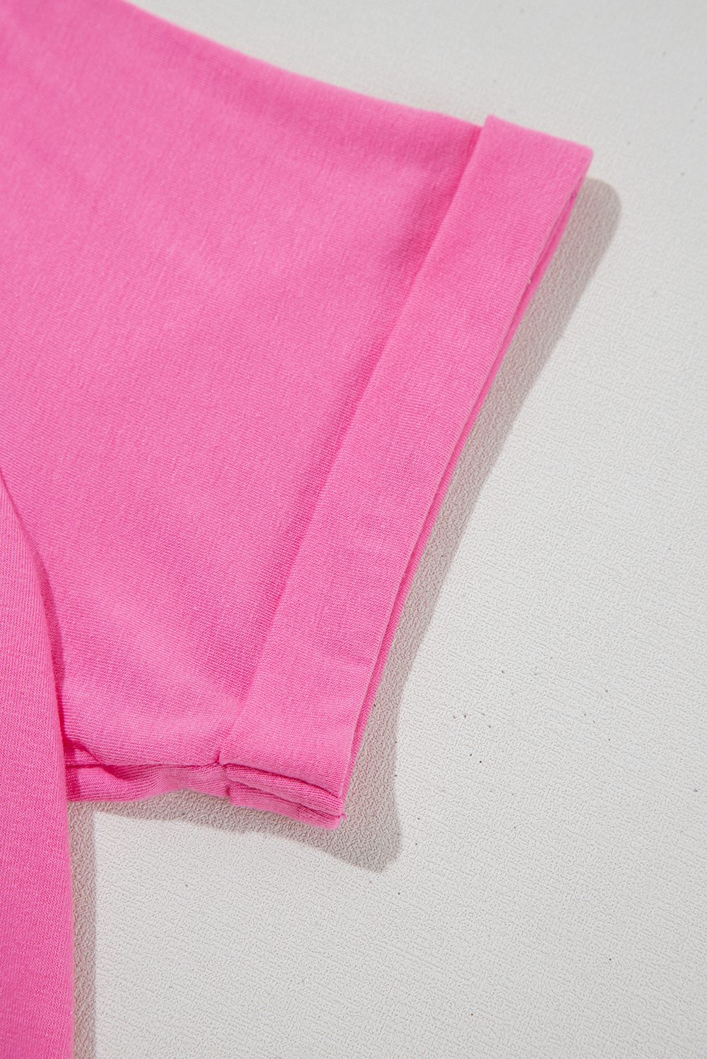 Khaki Casual Plain Crew Neck Tee