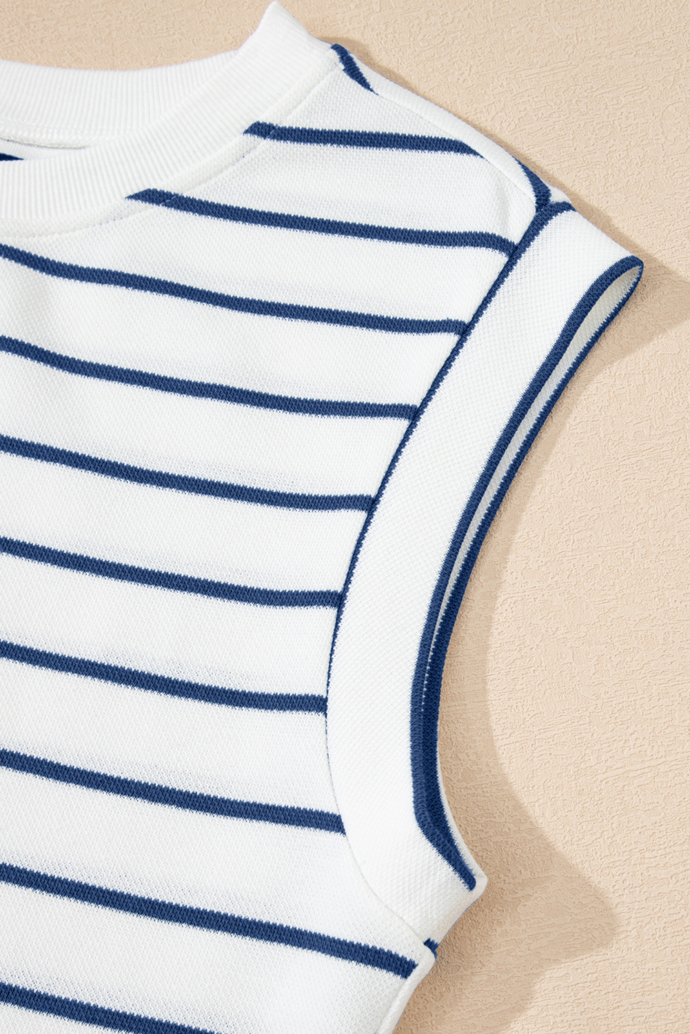 Sail Blue Casual Wide Leg 2pcs Pants Set