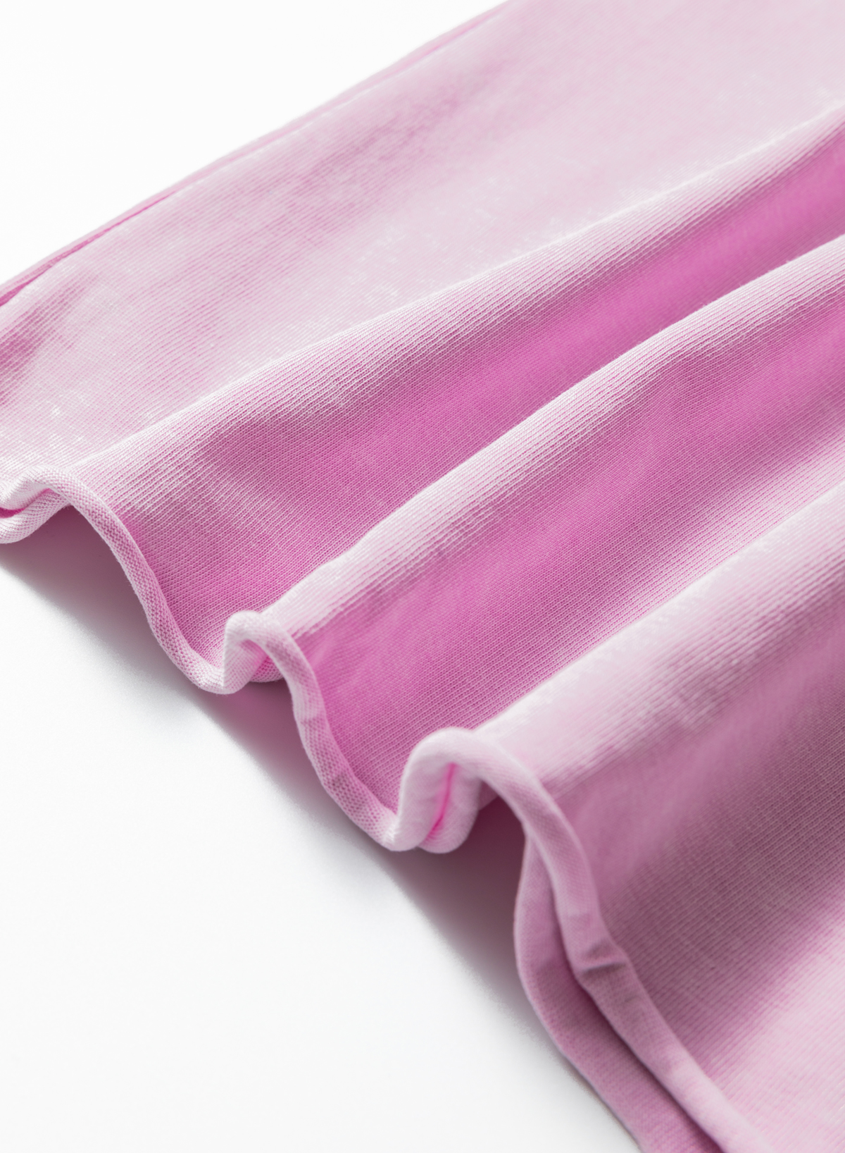 Lavendula Mineral Wash Drop Shoulder Raw Edge Loose Tee