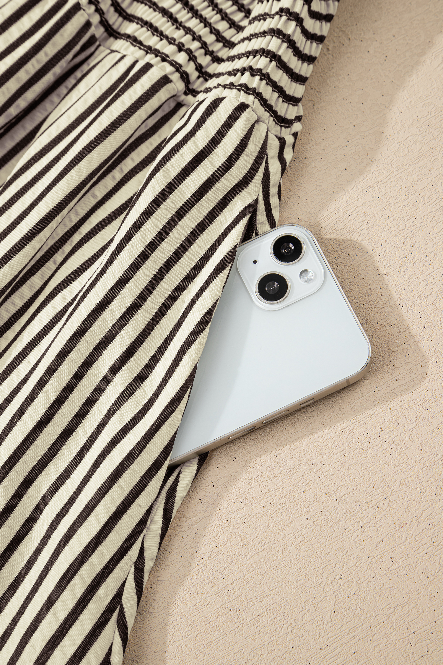 Coffee Plaid Print Full Zipper Cinched Waist Fit Flare Sleeveless Maxi Dress