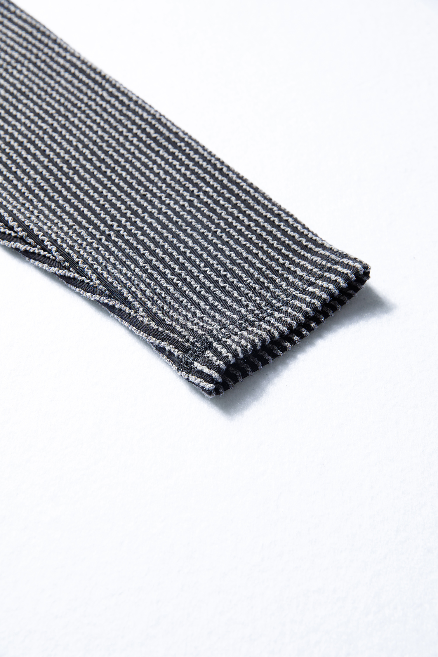 Dark Khaki Twist Ribbed Exposed Seam Detail Long Sleeve Loose Top