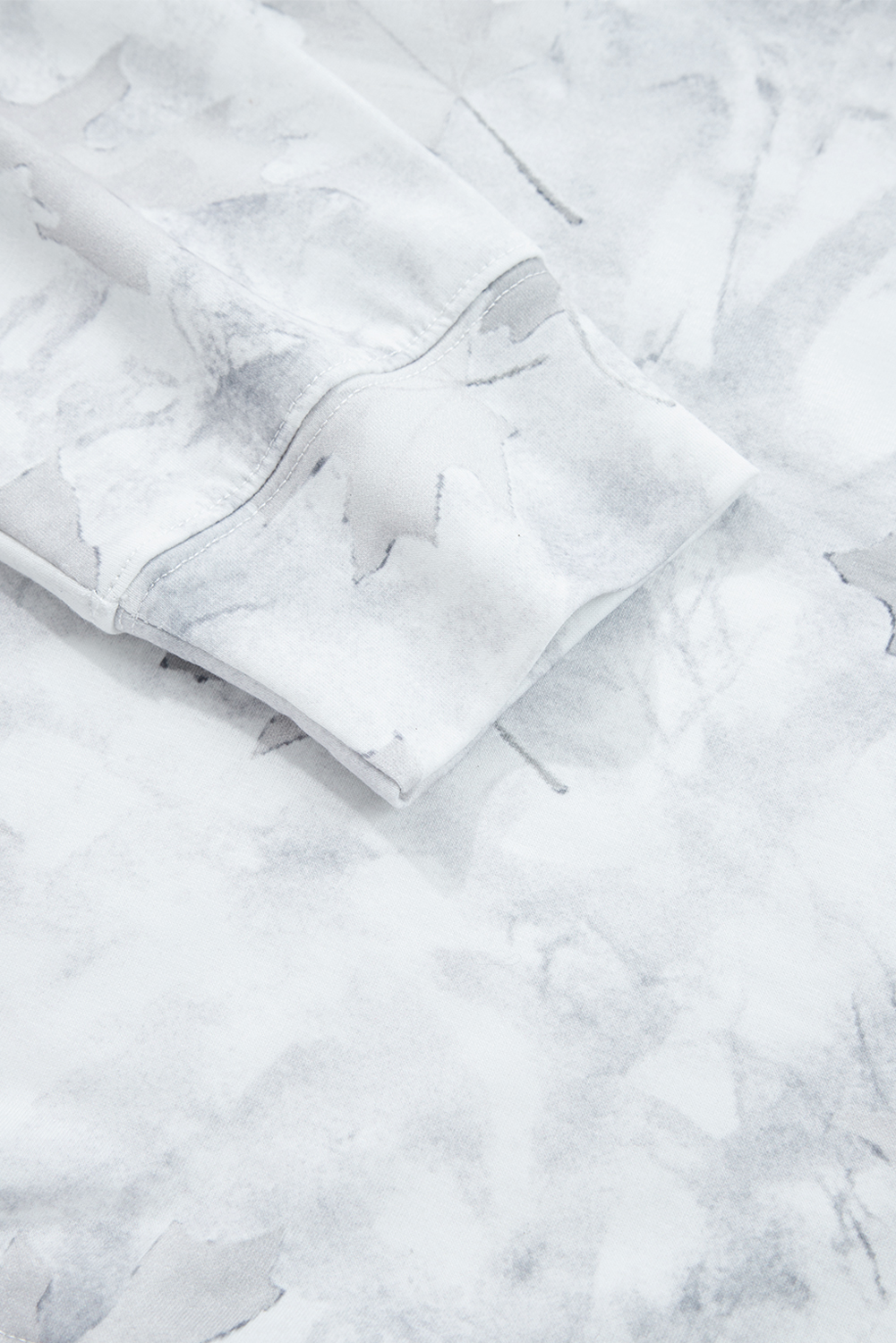 Beige Camo Print Baggy Drawstring Jogger Sweatpants