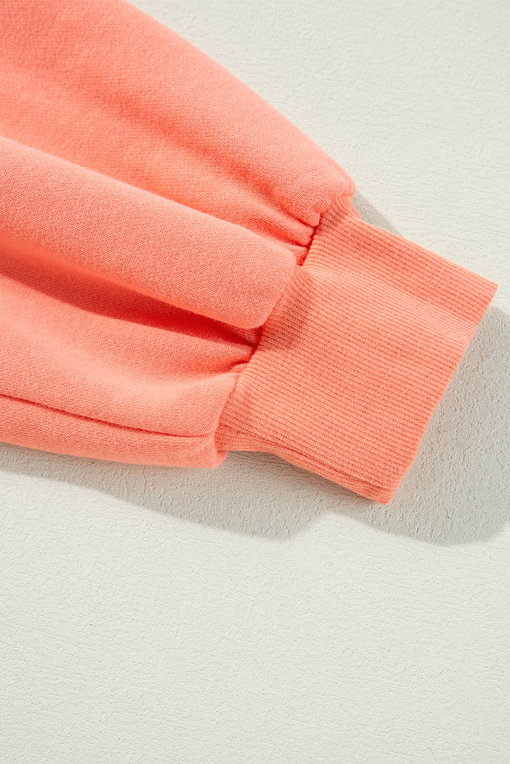 Moonlight Jade Rainbow Striped Sleeve Crew Neck Loose Sweatshirt