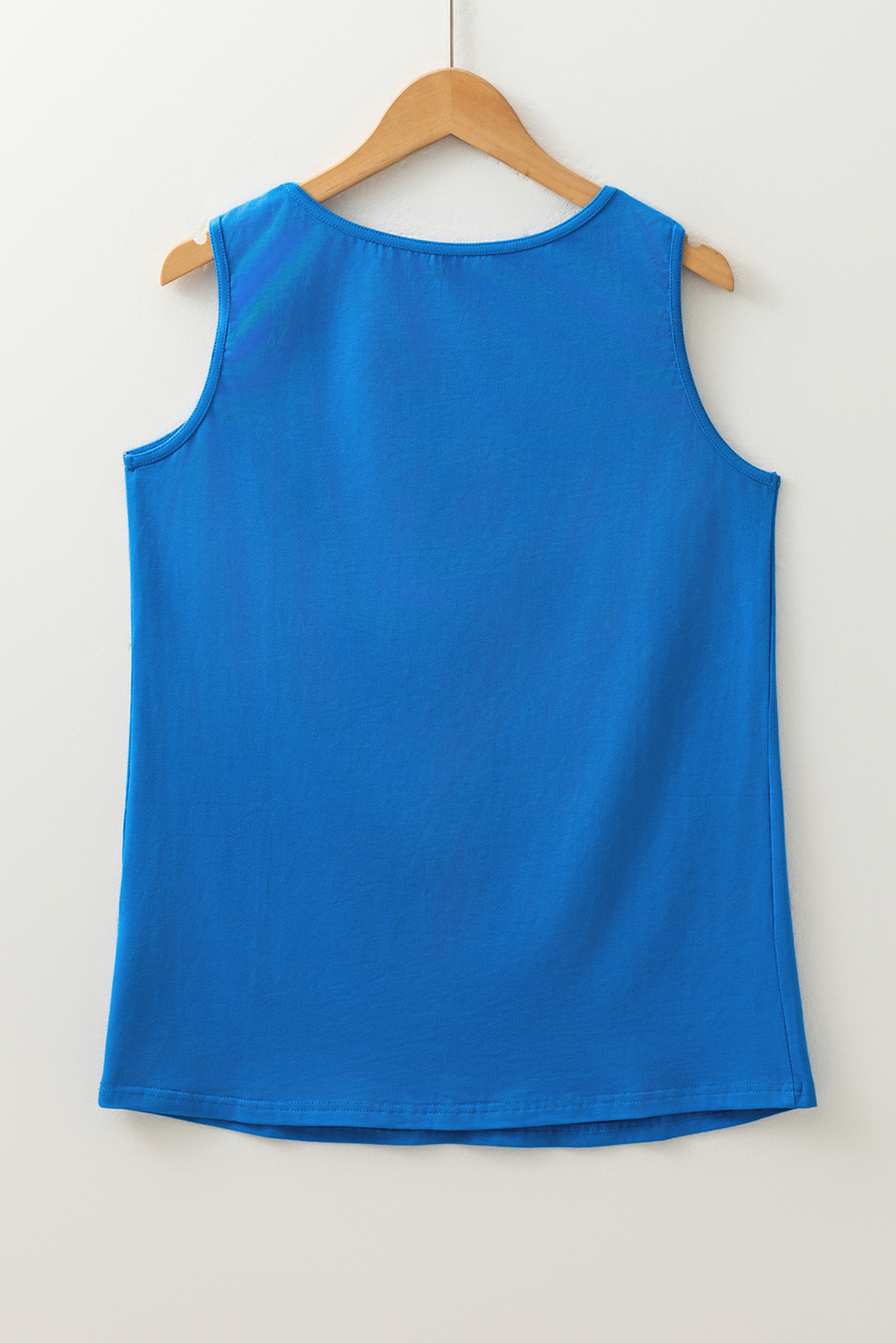 Blue Sun Graphic Casual Tank Top