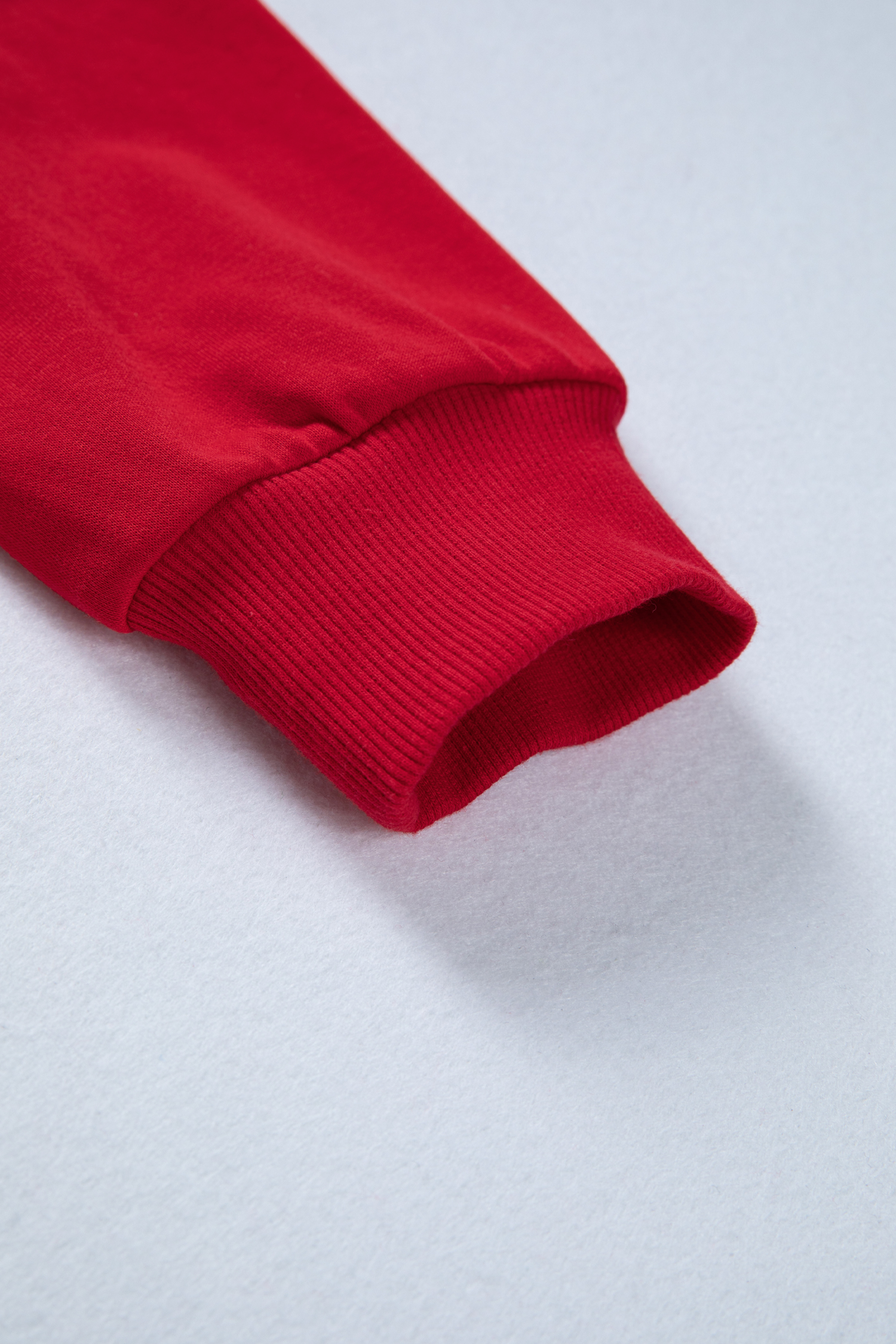 Racing Red Holly Jolly Embroidered Graphic Baggy Sweatshirt