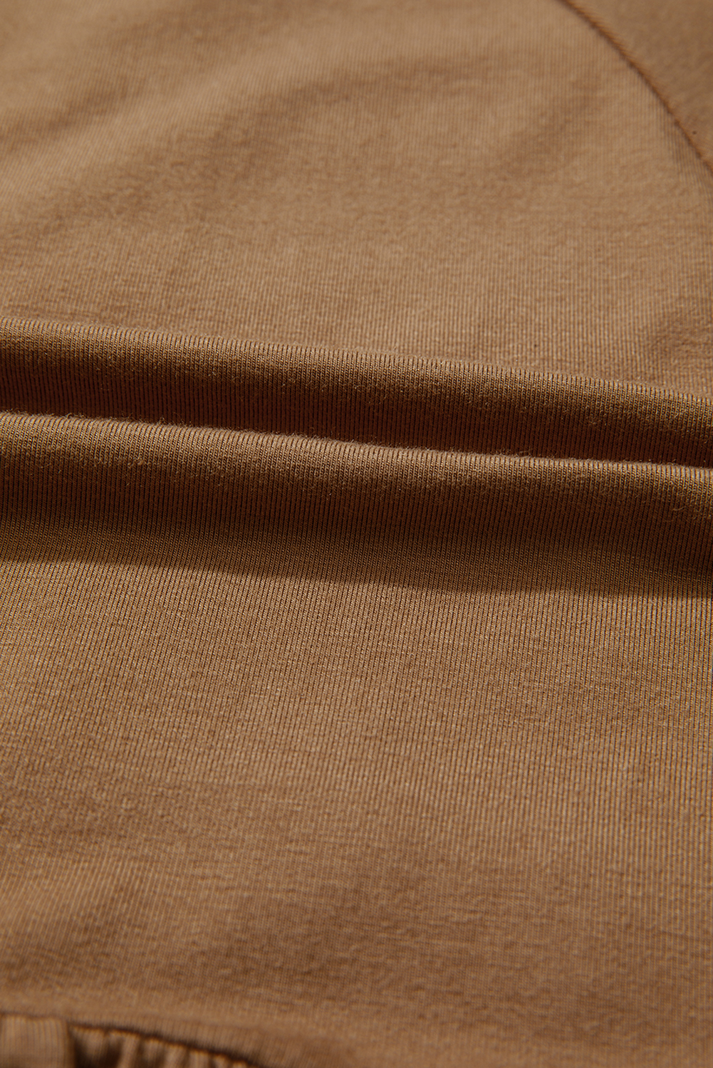 Black Smocked Bust Buttoned Split V Neck Flow Fit Blouse