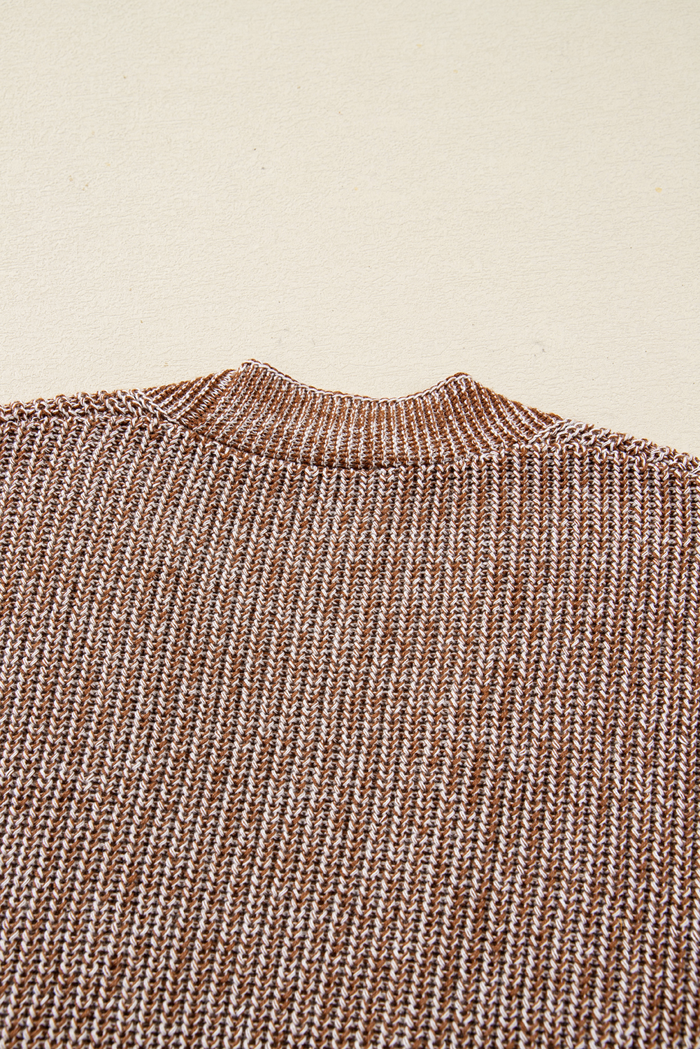 Straw Yellow Solid Open Knit Cardigan with Pockets