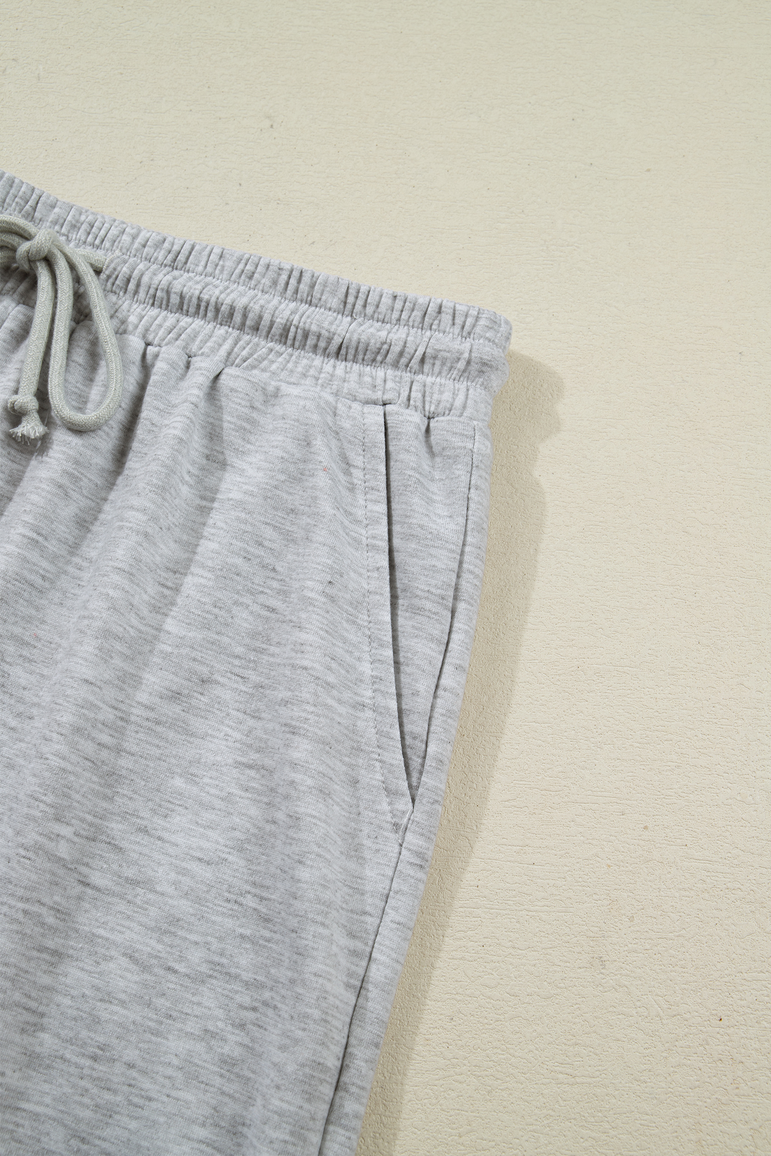 Light Grey Polo Tee Casual Pant Set