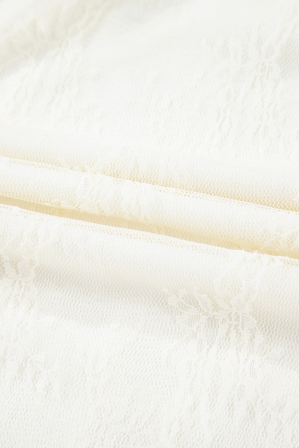 Apricot Lace Cascading Tiered High Waist Maxi Skirt