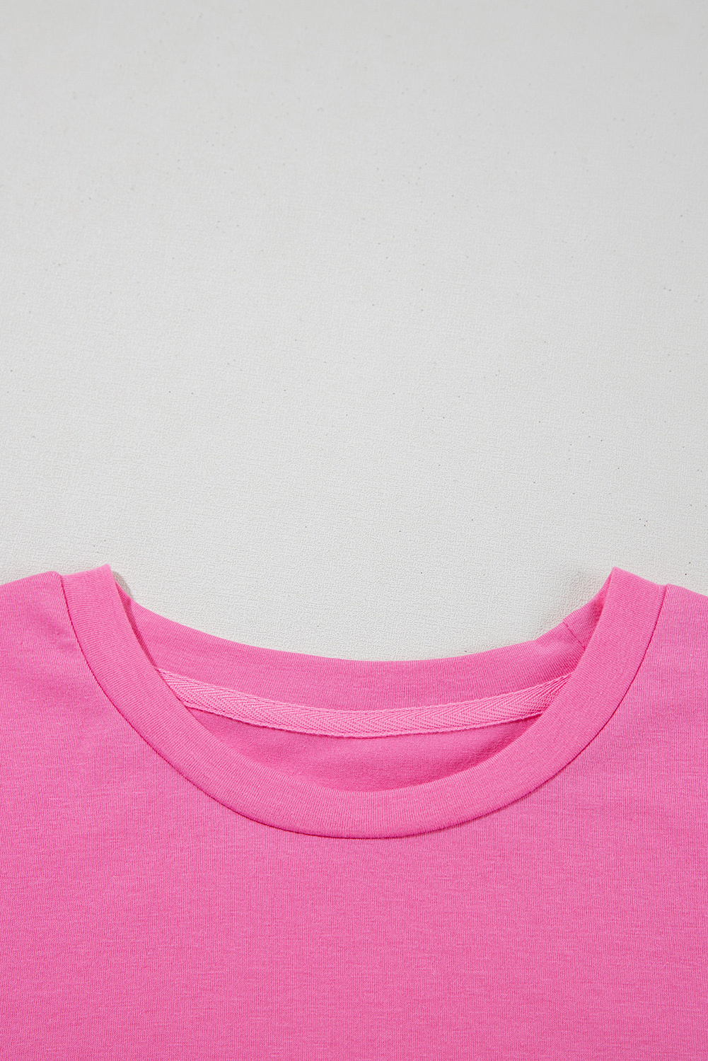 Khaki Casual Plain Crew Neck Tee