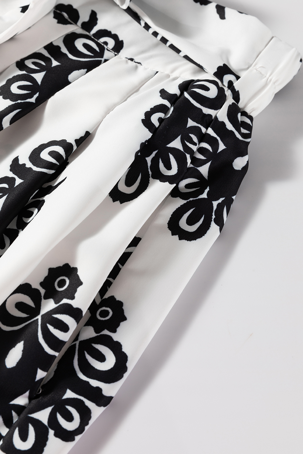 Beige Geometric Printed Sleeveless Hollowed Bowknot Back Mini Dress