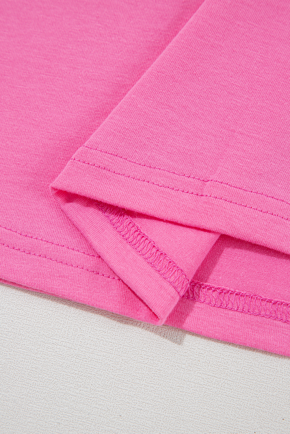 Khaki Casual Plain Crew Neck Tee