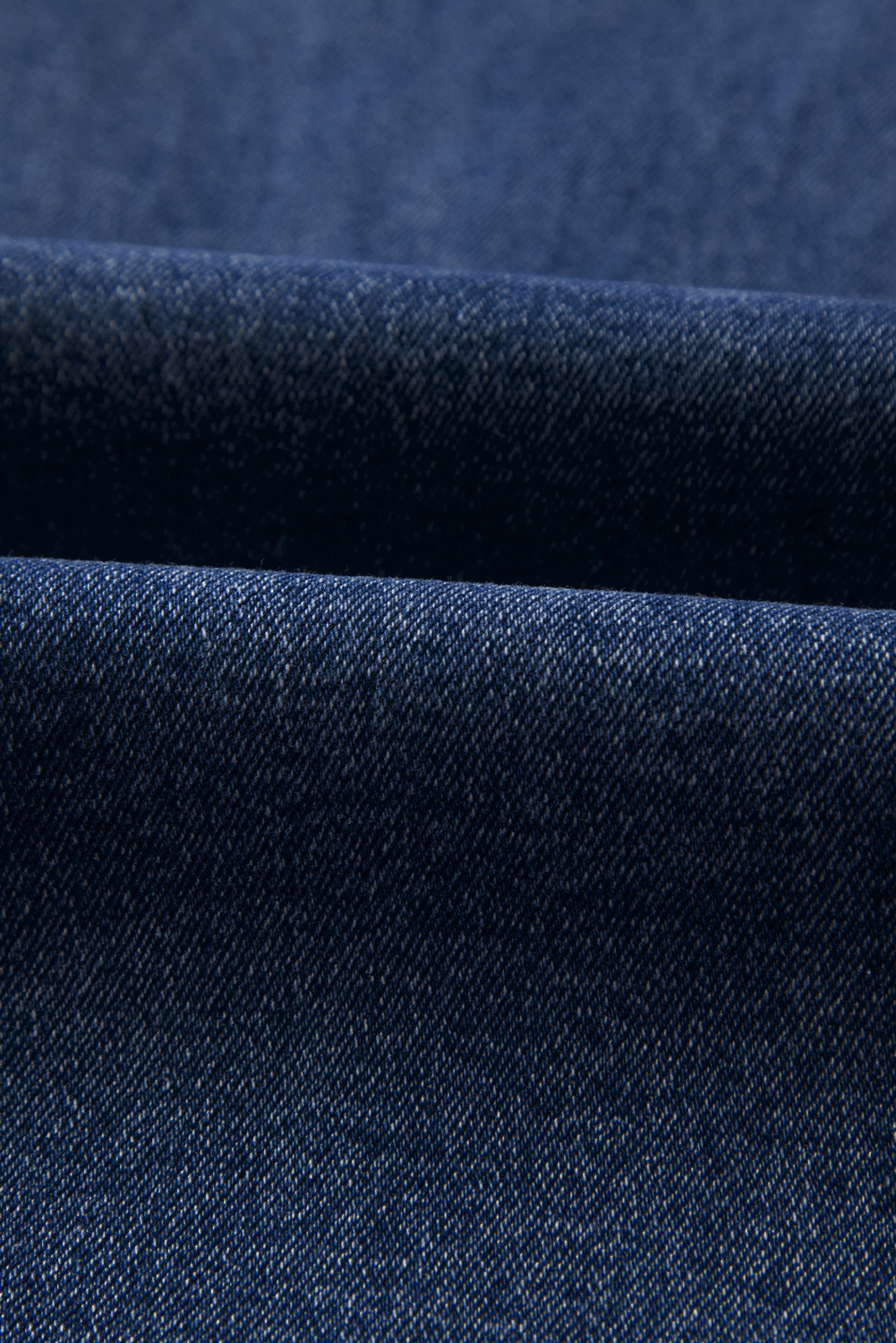 Real Teal Raw Hem Unique Cuffs Straight High Rise Loose Jeans