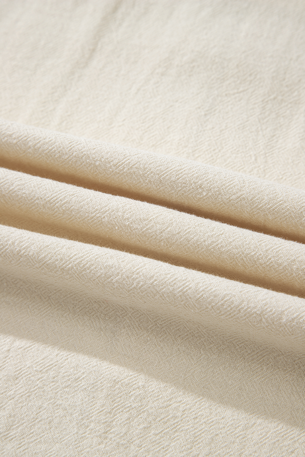 Beige Ruched High Waist Sleeveless Wide Leg Jumpsuit