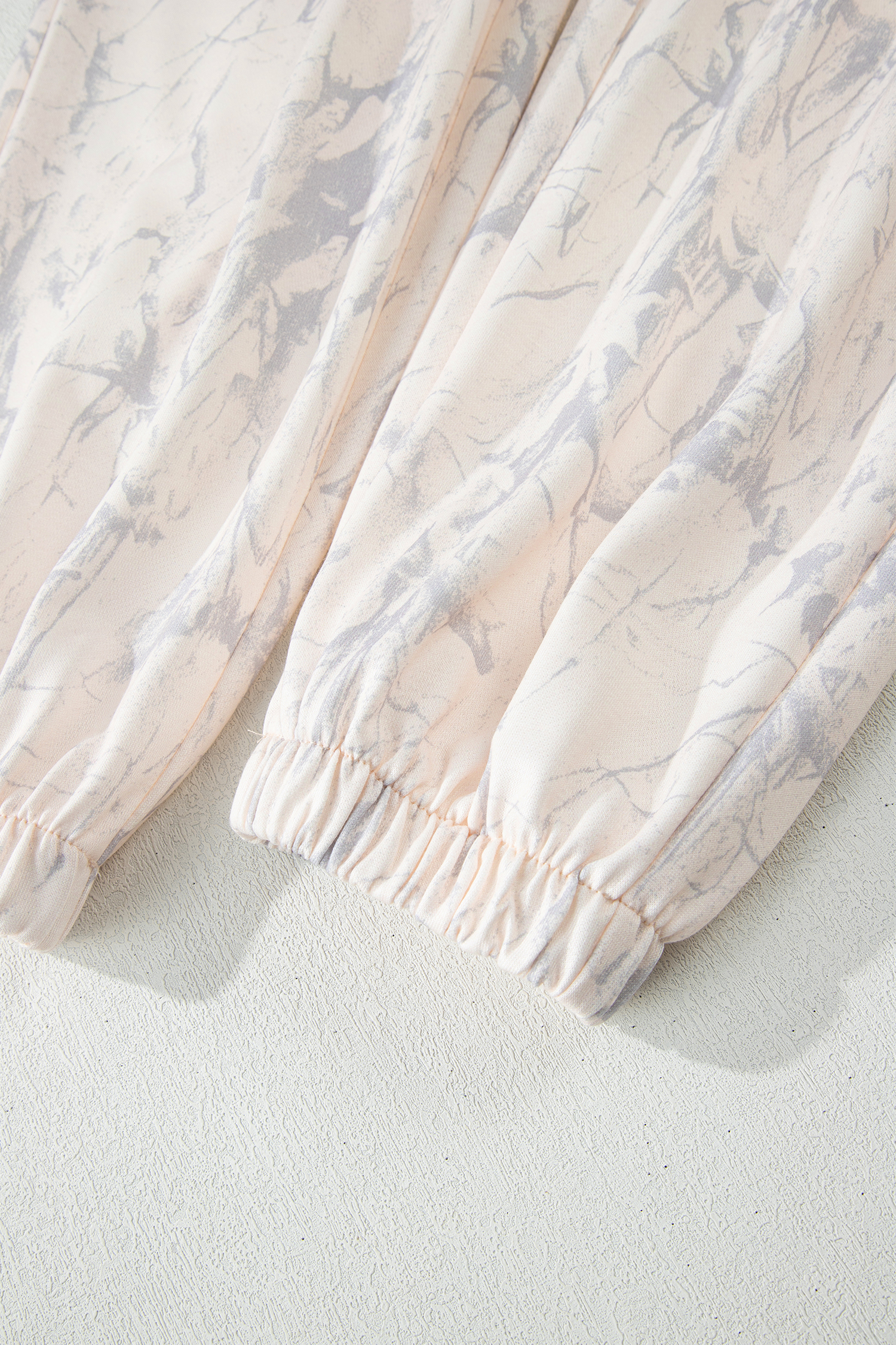 Pink Camo Print Jogger Pants Set