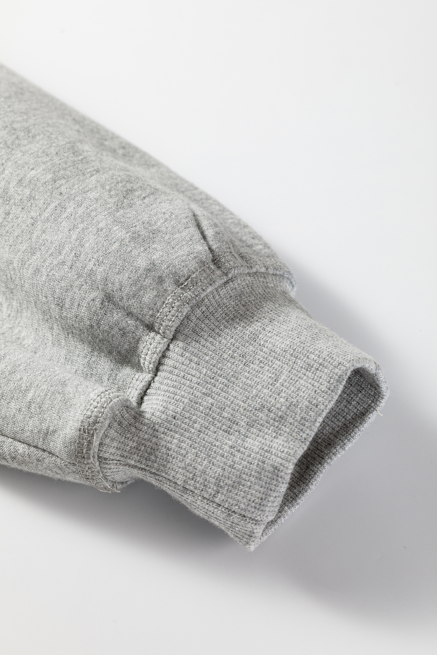 Gray Contrast Rope Drawstring Ruffle Trim Drop Shoulder Baggy Hoodie