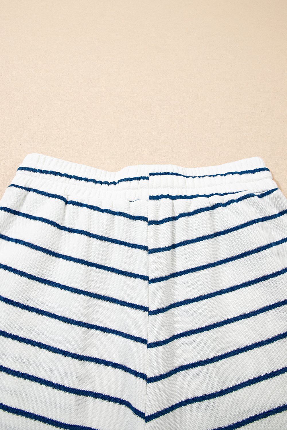 Sail Blue Casual Wide Leg 2pcs Pants Set