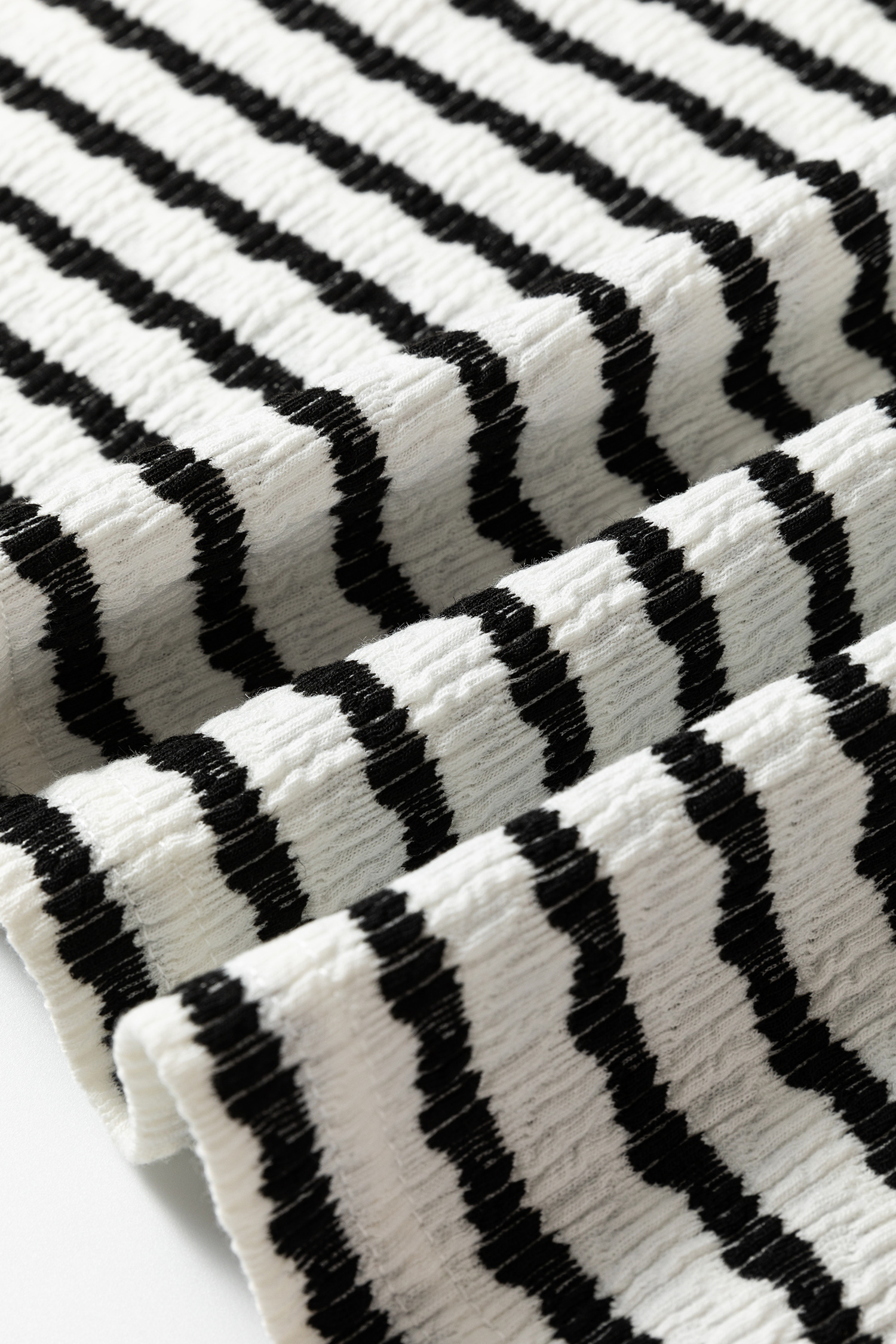 Khaki Stripe Textured Hooded V Neck Casual Long Sleeve Top