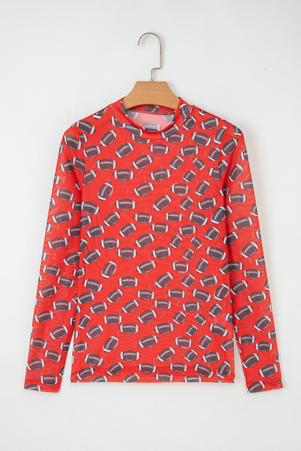 Black Christmas Fashion Print Slim Fit Long Sleeve Top