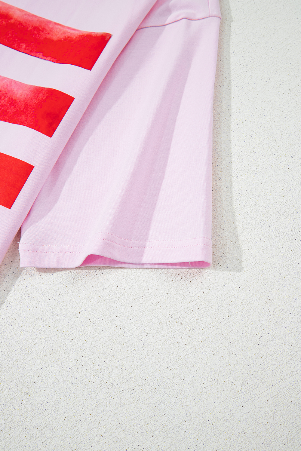 Myosotis Flag Bow Graphic Crewneck Tee