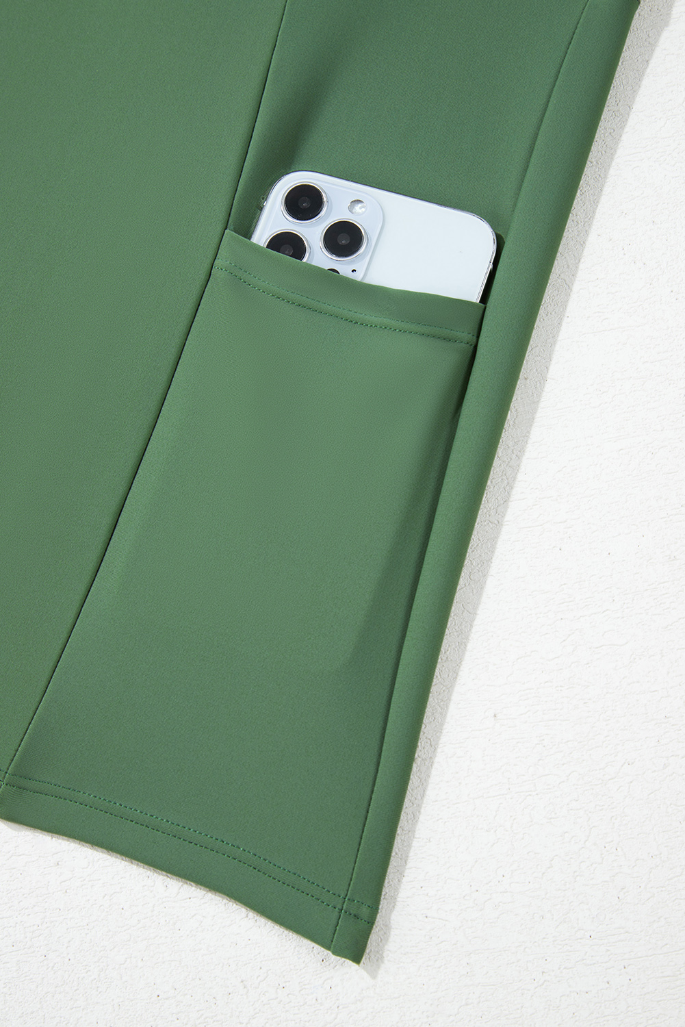 Bright Pink Contrast Edge Ruffled High Waist One Piece Swim Dress