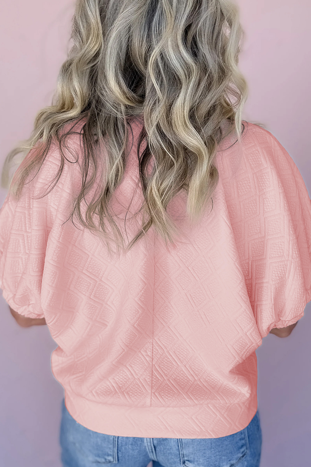 Wisteria Glitter Trim Chenille Ghost Patched Halloween Graphic Tee