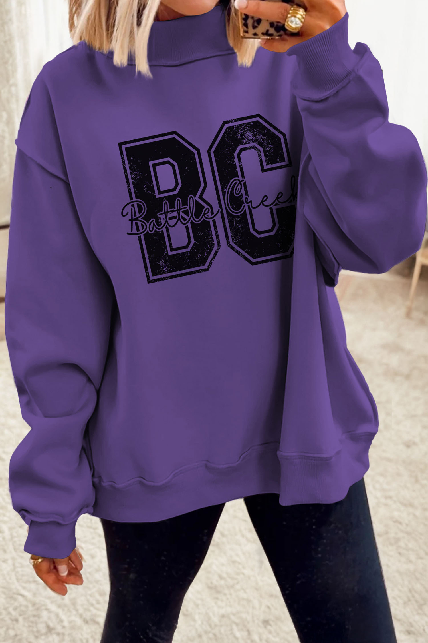 Green Camouflage KENTUCKY Crew Neck Summer Top