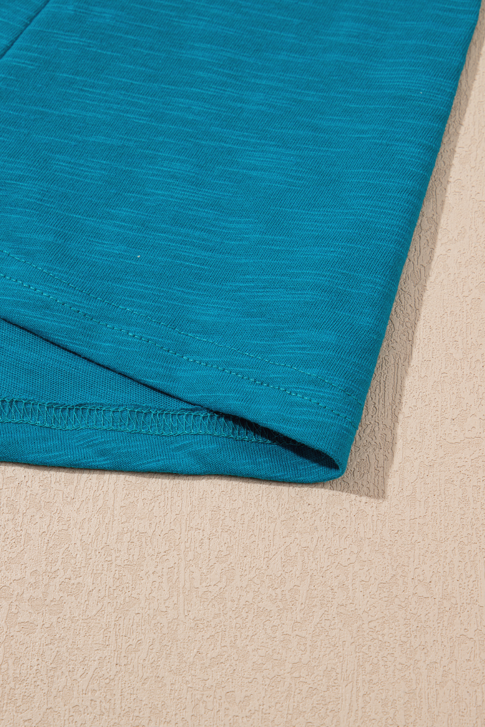 Tan Metallic Sheen Edge Scoop Neck Tank Top