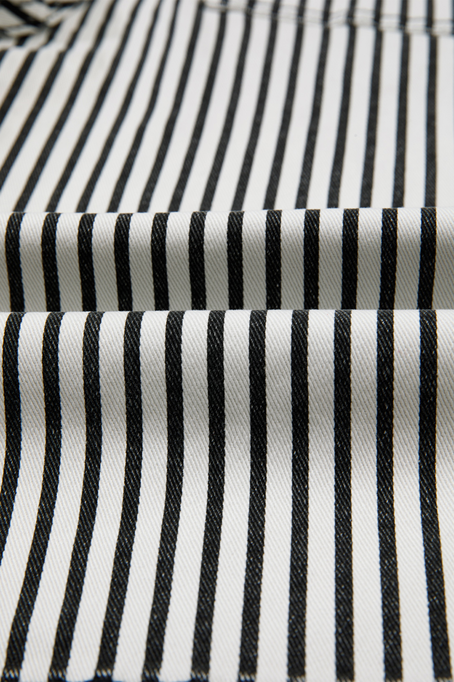 Black Stripe Patch Pocket High Waist Shift Denim Jeans