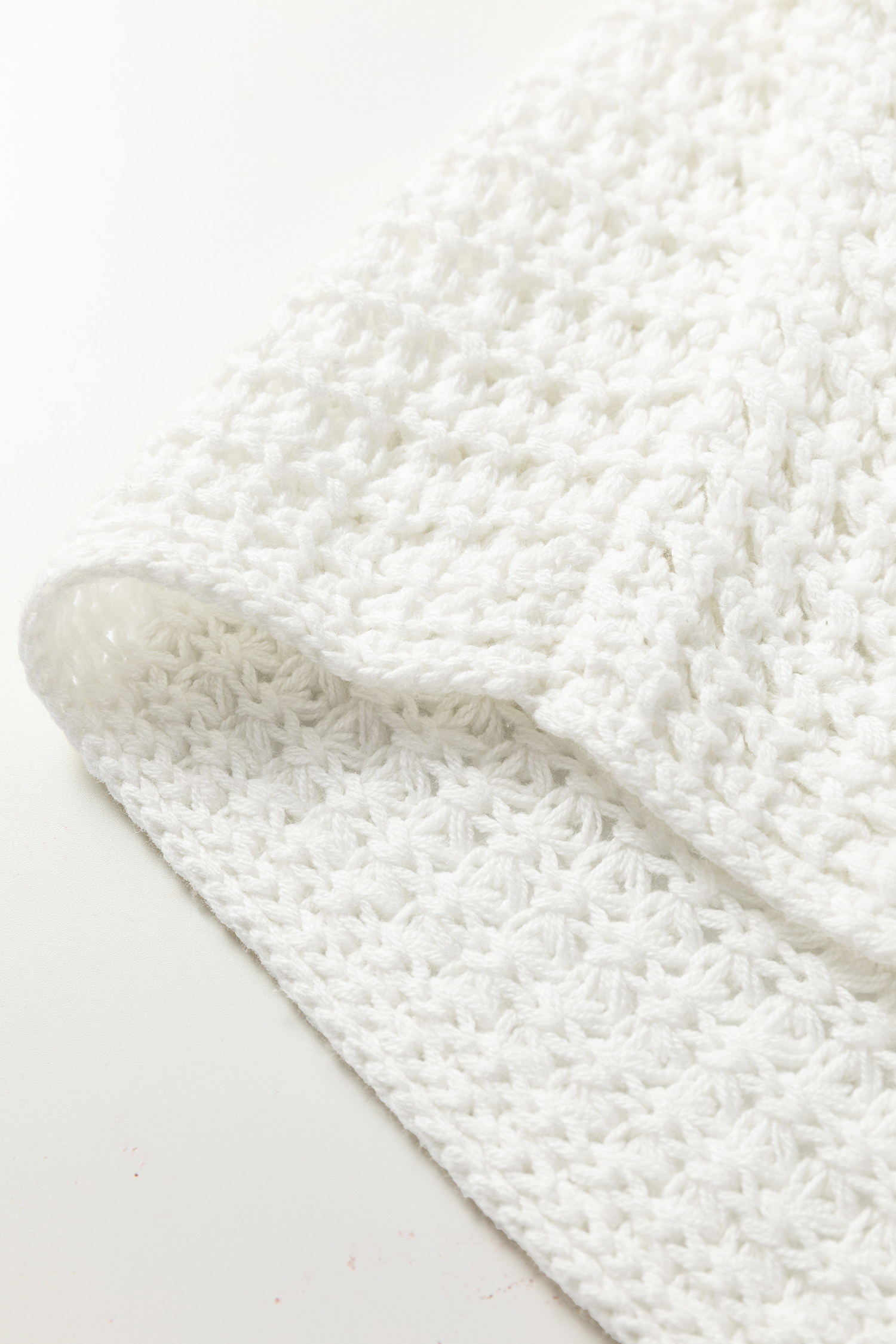 Camel Hollowed Detail Wide Sleeve Loose Pullover Sweater