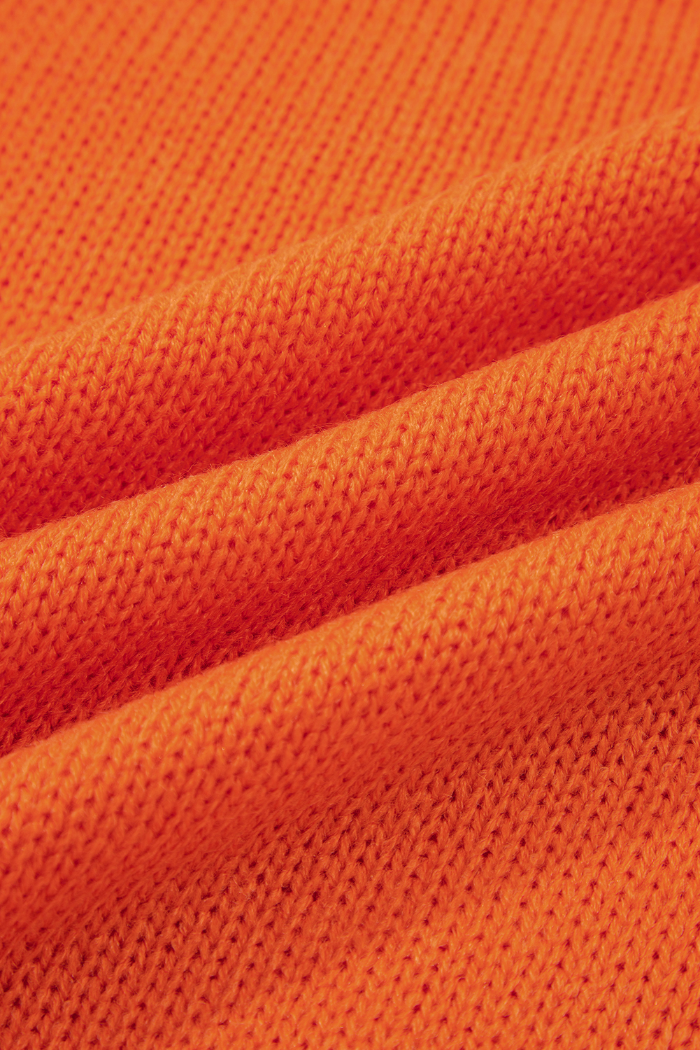 Flamingo Halloween Spooky Face Hollowed Pattern Casual Sweater