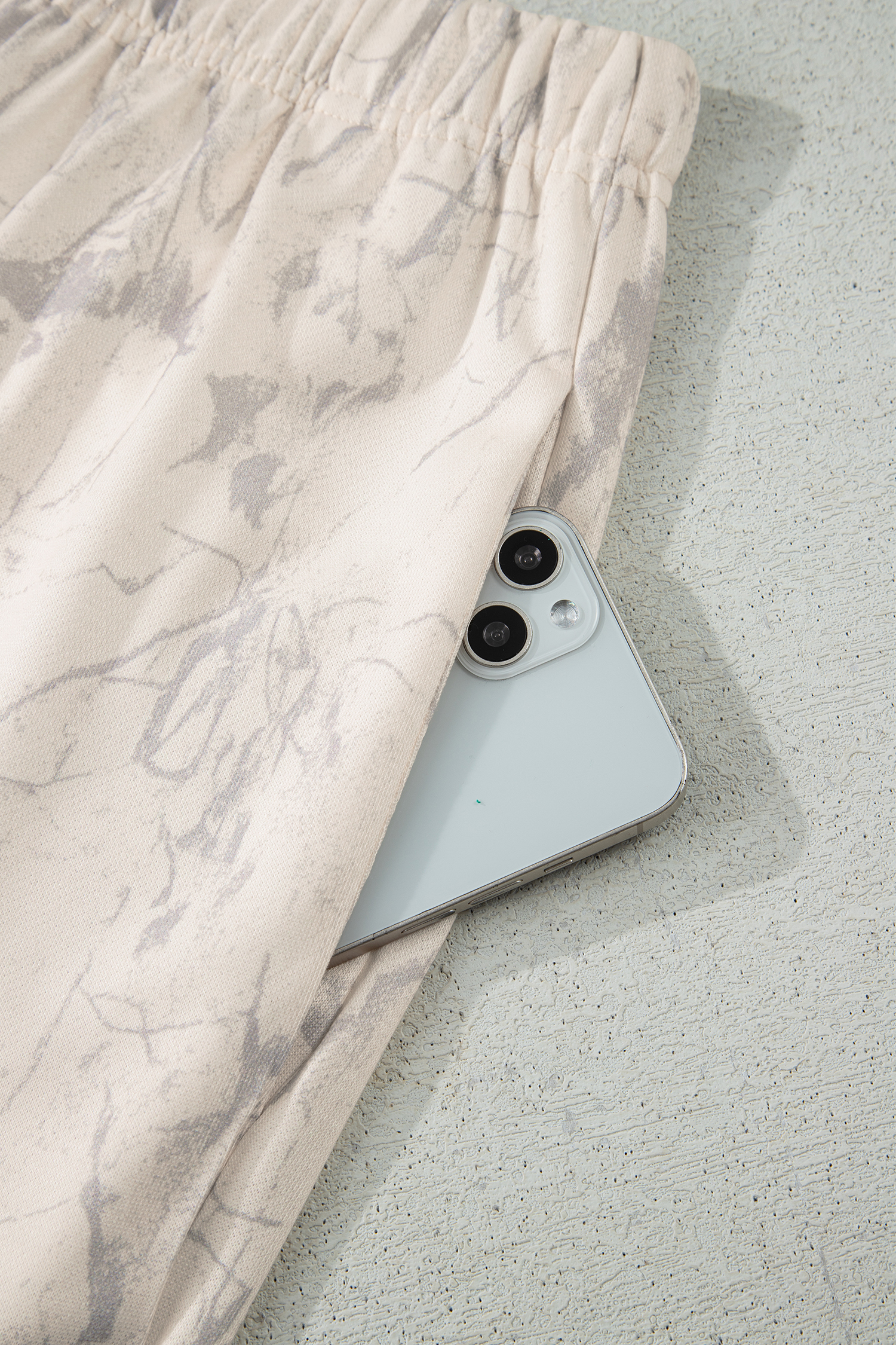 Pink Camo Print Jogger Pants Set