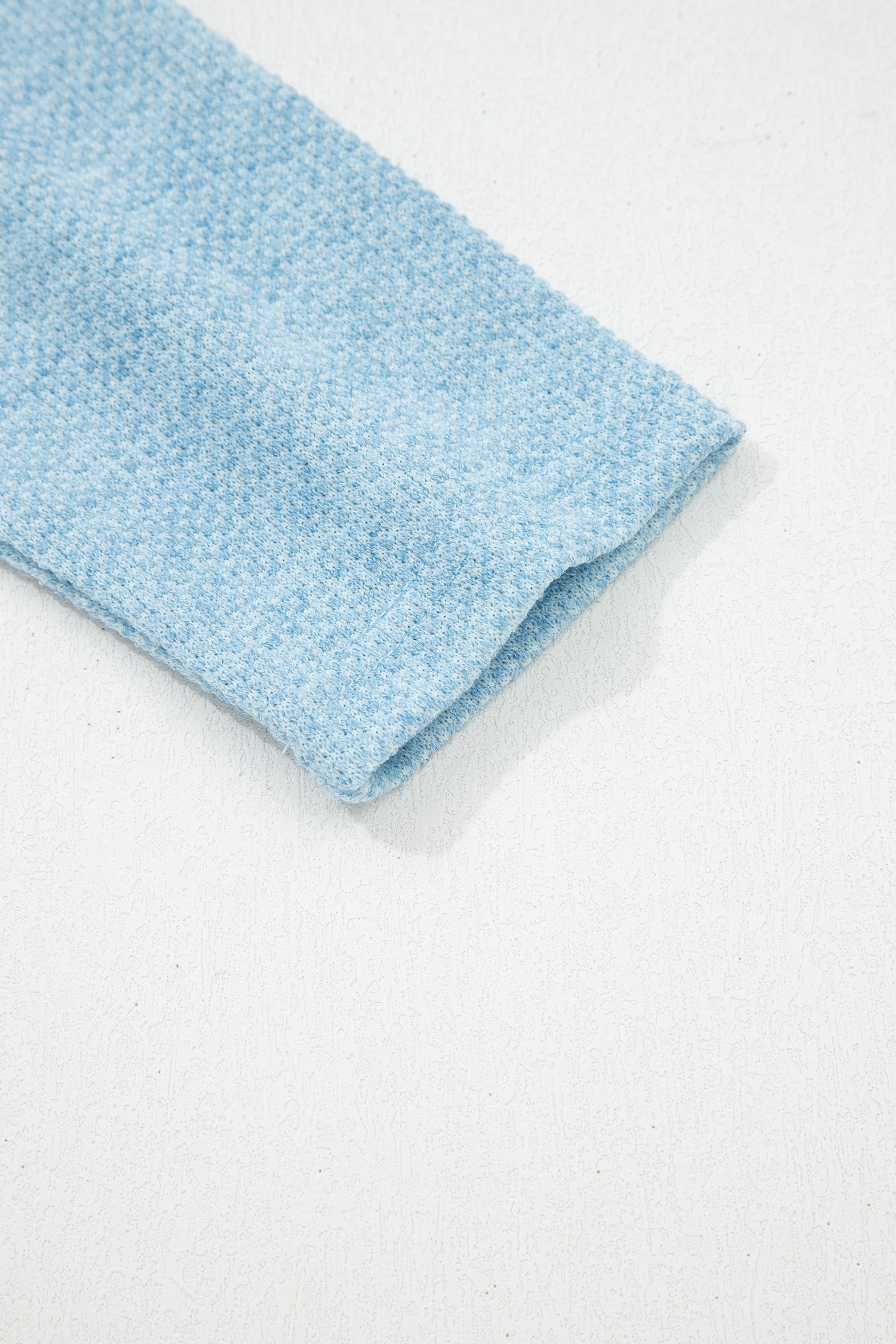 Moonlight Jade Textured Raglan Sleeve Knit Loose Top