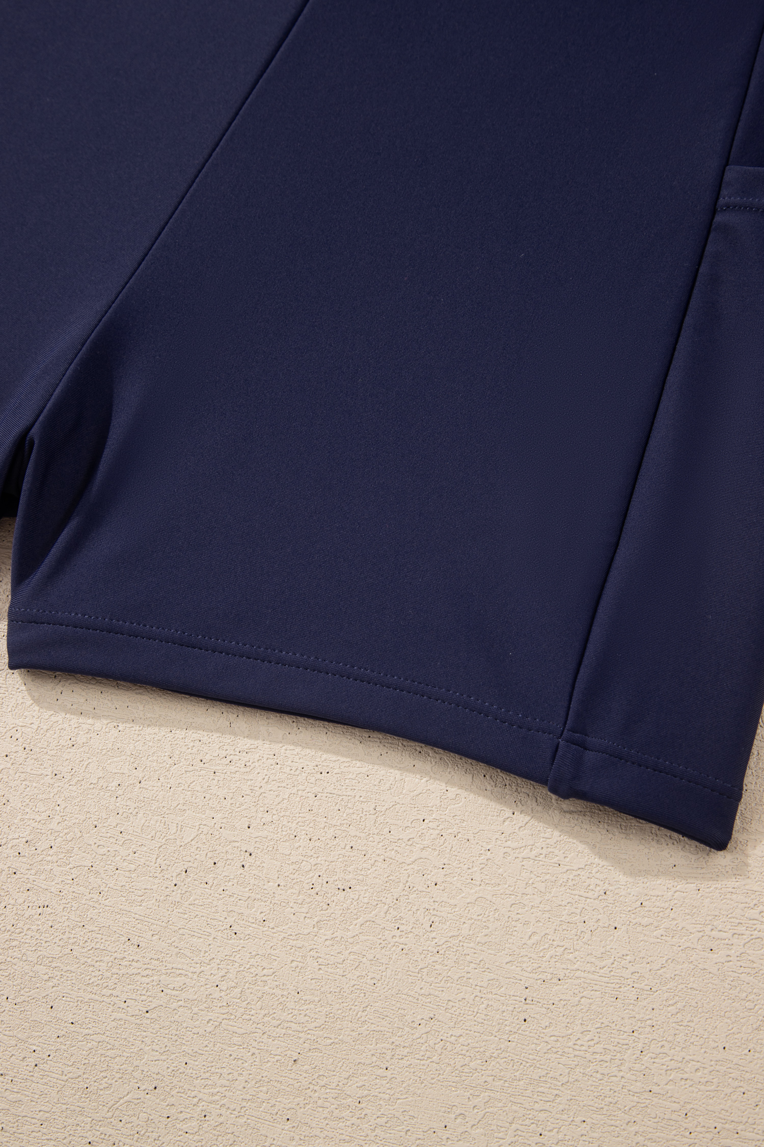 Bright Pink Contrast Edge Ruffled High Waist One Piece Swim Dress