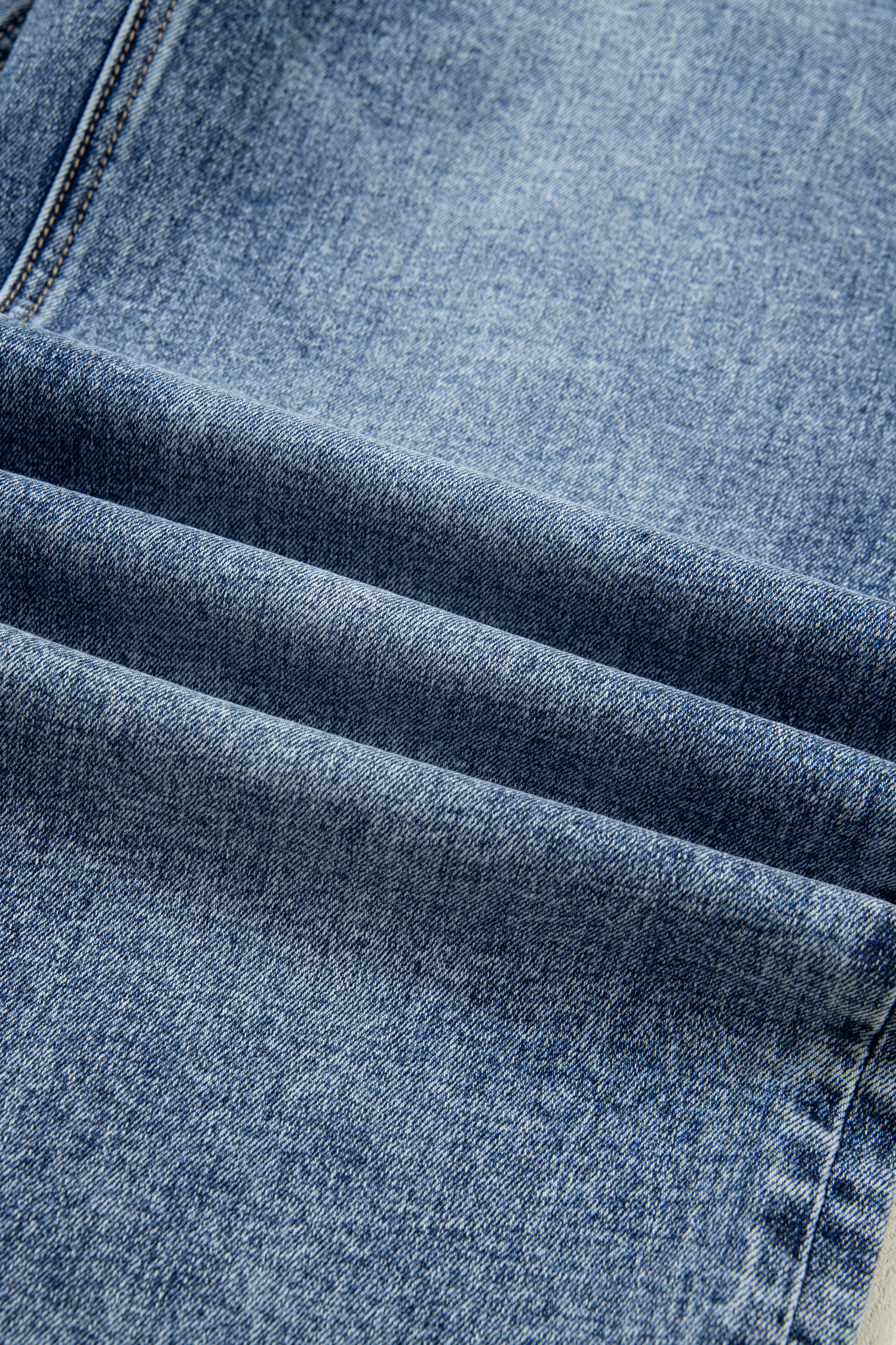 Ashleigh Blue Cuffed Straight Loose Jeans