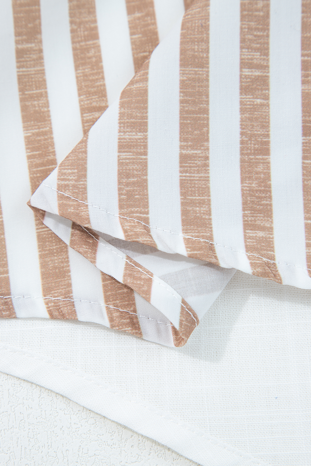 Sky Blue Leopard Striped Western Casual Shirt