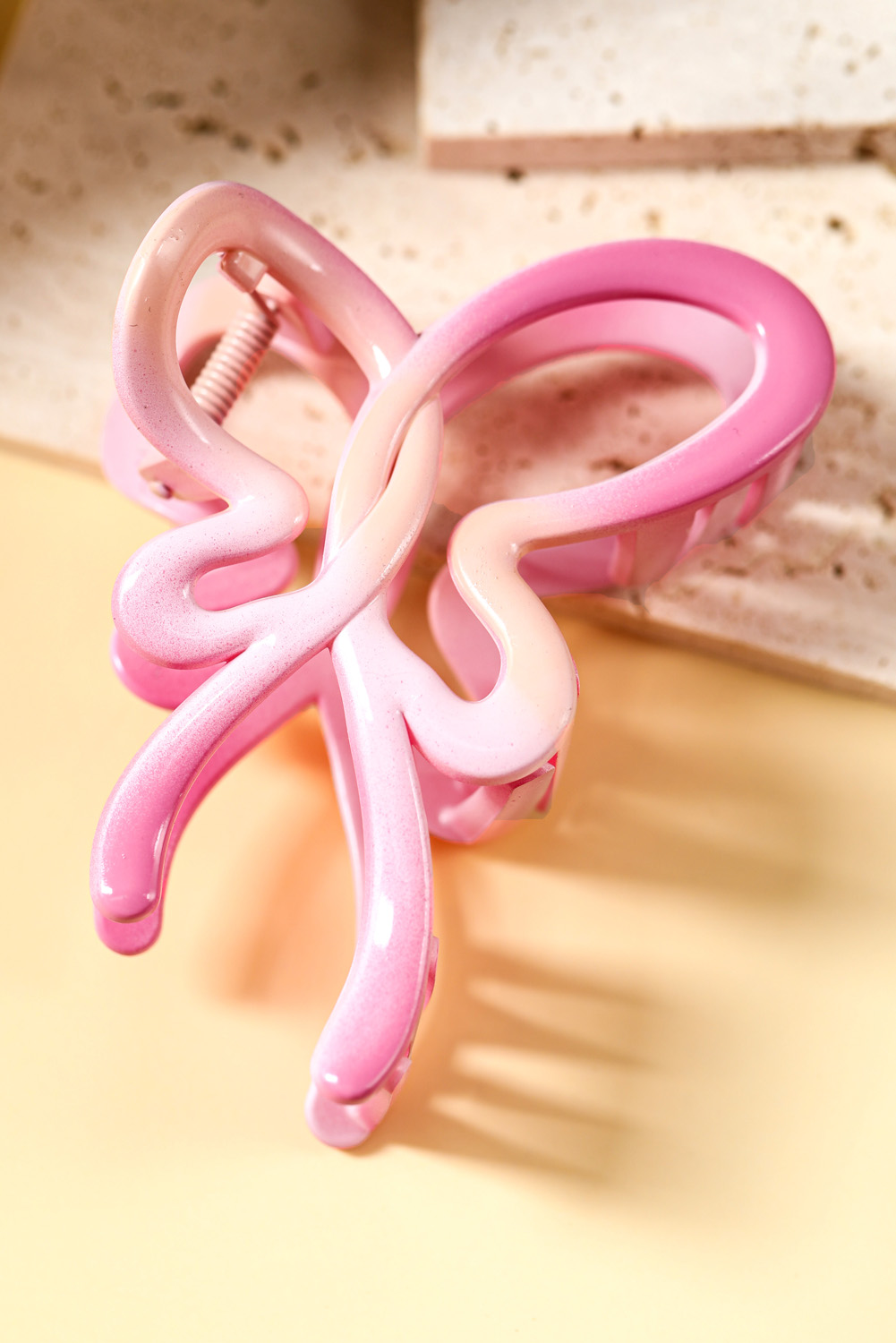 Bonbon Butterfly Shape Glossy Hair Claw Clip