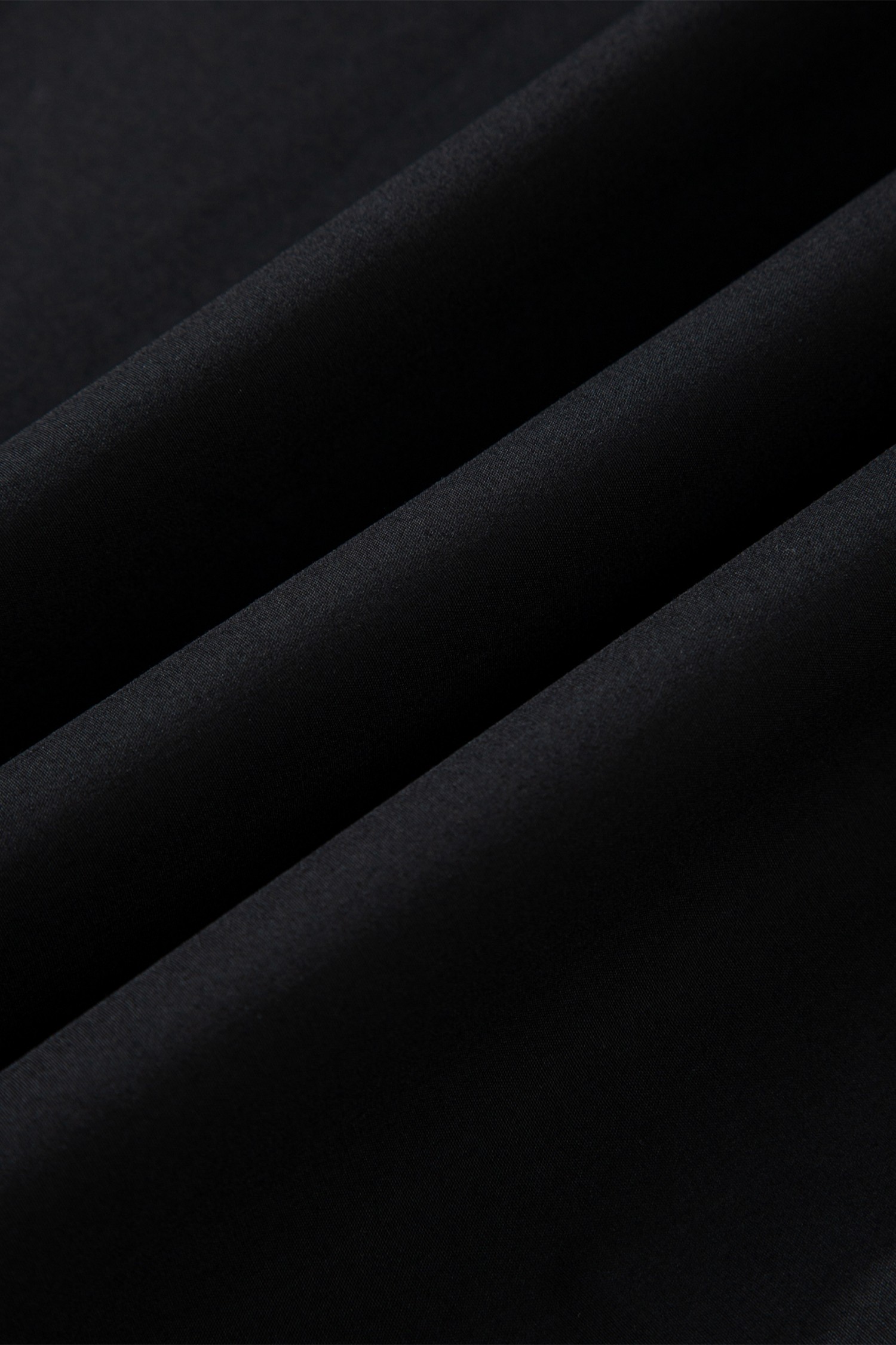 Four Leaf Clover Striped Trim Ruffle Split Neck Long Sleeve Blouse