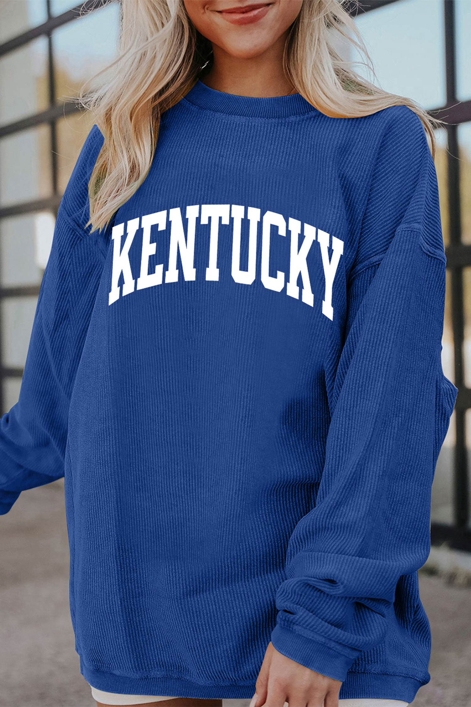 Green Camouflage KENTUCKY Crew Neck Summer Top